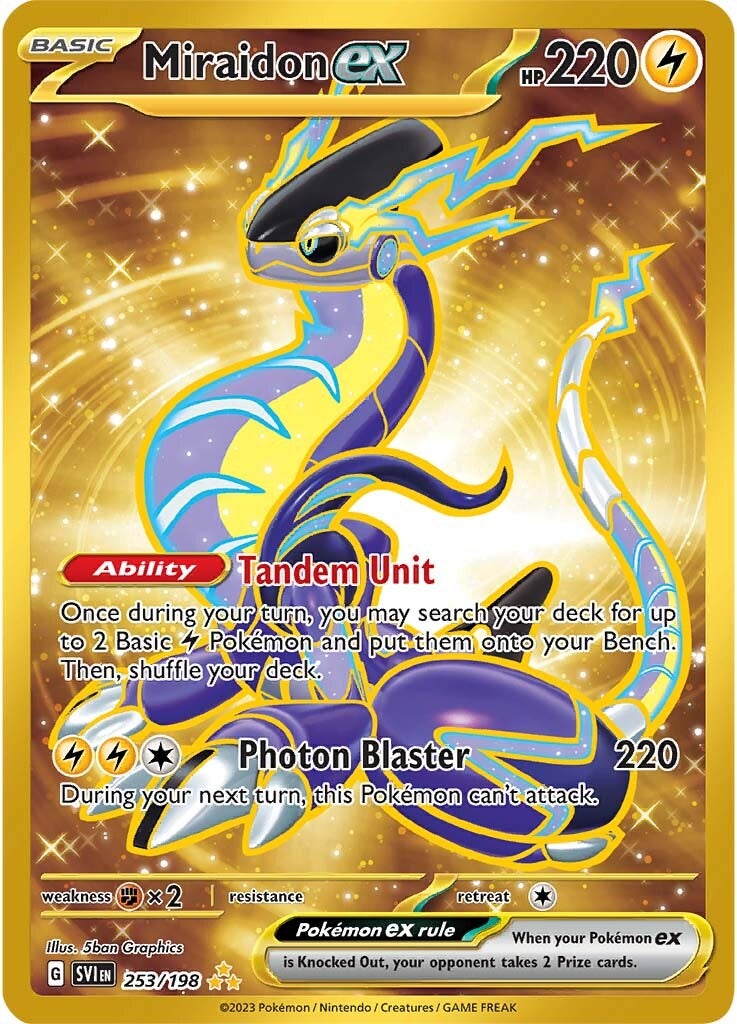 Miraidon ex (253/198) [Scarlet & Violet: Base Set] | Gear Gaming Bentonville