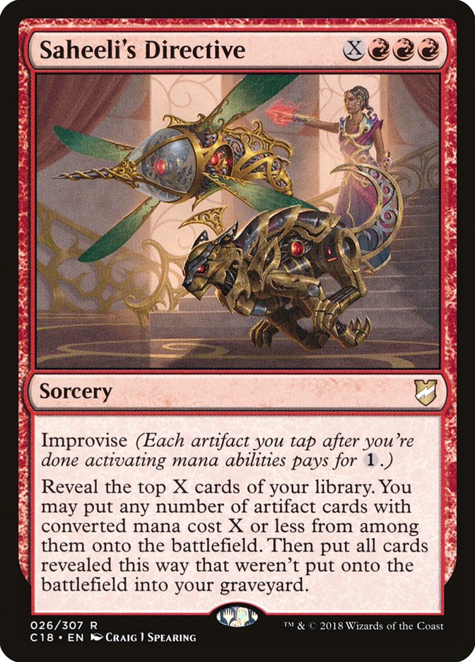 Saheeli's Directive [Commander 2018] | Gear Gaming Bentonville