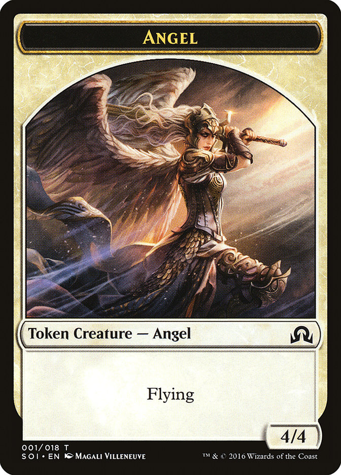 Angel Token [Shadows over Innistrad Tokens] | Gear Gaming Bentonville