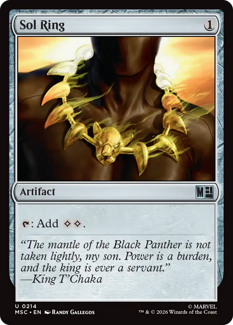 Sol Ring (0214) [Marvel Super Heroes Commander] | Gear Gaming Bentonville