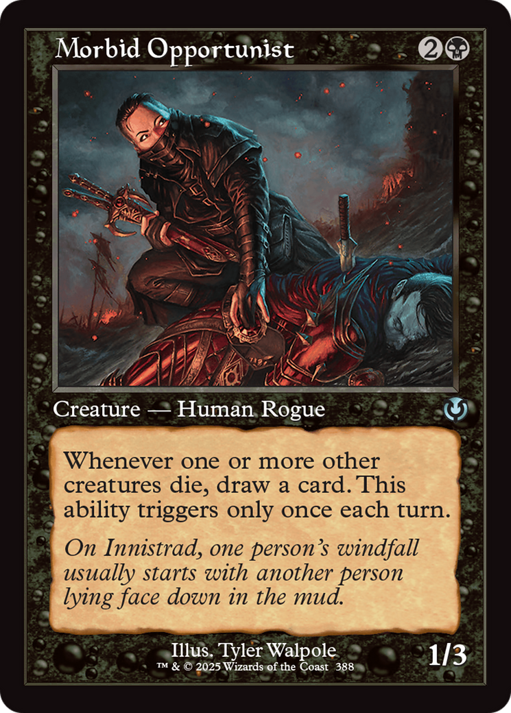 Morbid Opportunist (Retro Frame) [Innistrad Remastered] | Gear Gaming Bentonville