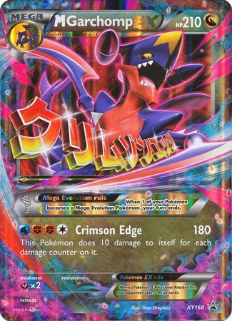 M Garchomp EX (XY168) (Jumbo Card) [XY: Black Star Promos] | Gear Gaming Bentonville