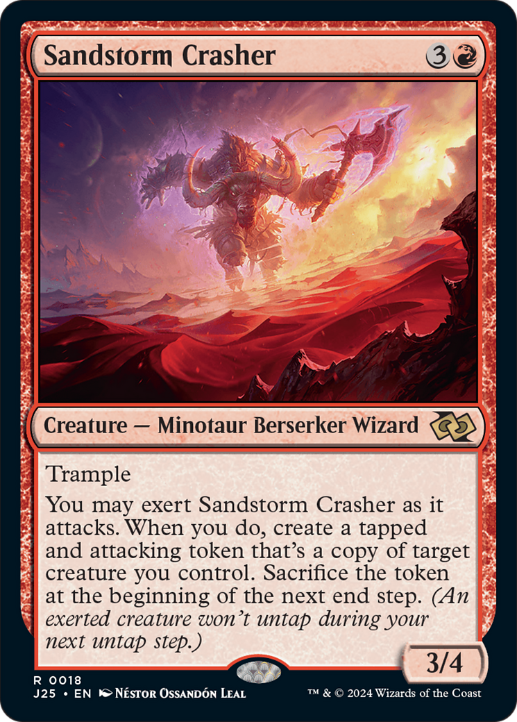 Sandstorm Crasher [Foundations Jumpstart] | Gear Gaming Bentonville