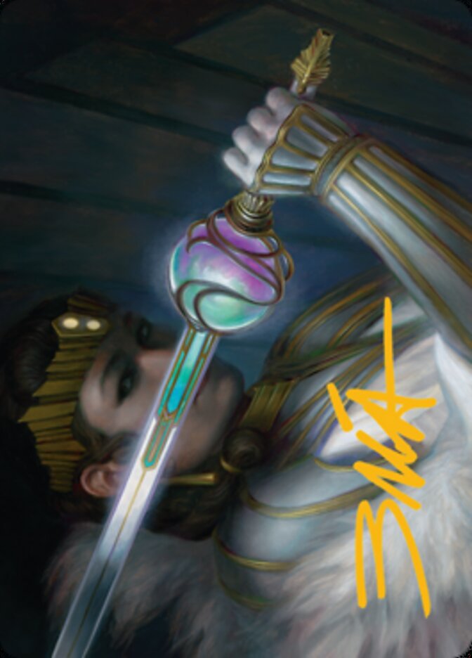 Luxior, Giada's Gift Art Card (Gold-Stamped Signature) [Streets of New Capenna Art Series] | Gear Gaming Bentonville