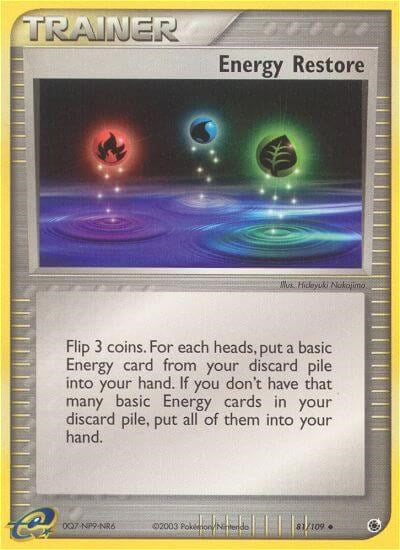 Energy Restore (81/109) [EX: Ruby & Sapphire] | Gear Gaming Bentonville