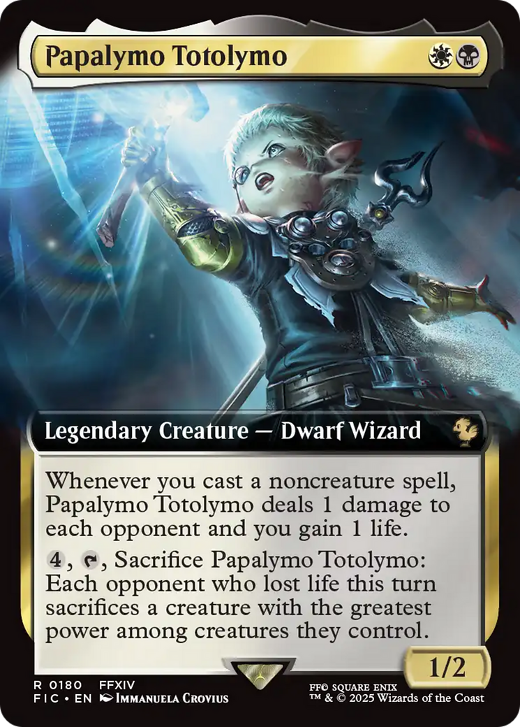 Papalymo Totolymo (Extended Art) [FINAL FANTASY Commander] | Gear Gaming Bentonville