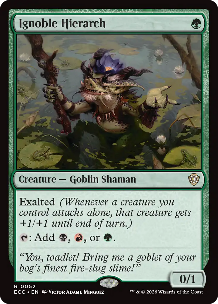 Ignoble Hierarch [Lorwyn Eclipsed Commander] | Gear Gaming Bentonville