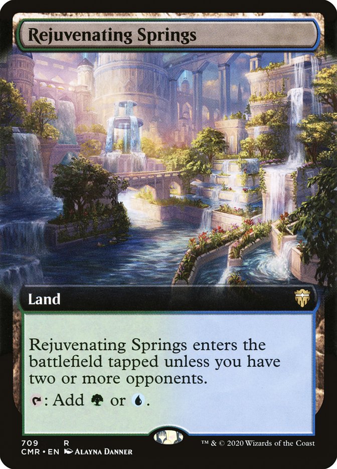 Rejuvenating Springs (Extended Art) [Commander Legends] | Gear Gaming Bentonville
