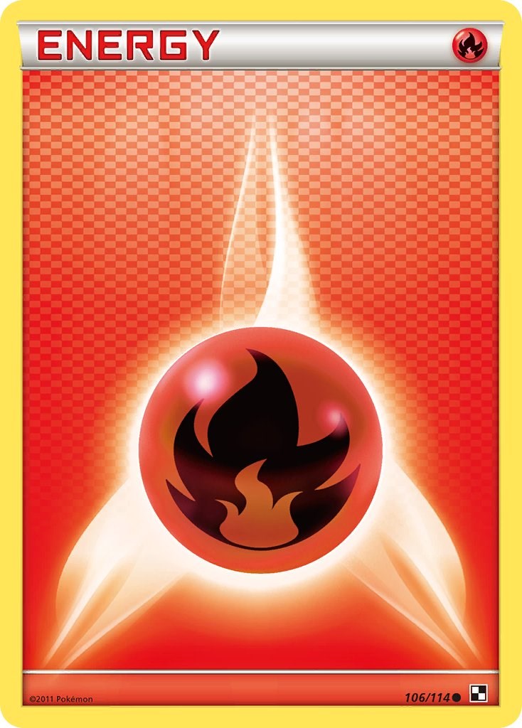 Fire Energy (106/114) [Black & White: Base Set] | Gear Gaming Bentonville