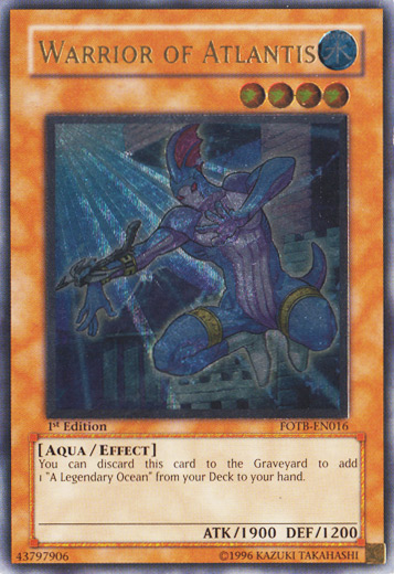 Warrior of Atlantis [FOTB-EN016] Ultimate Rare | Gear Gaming Bentonville