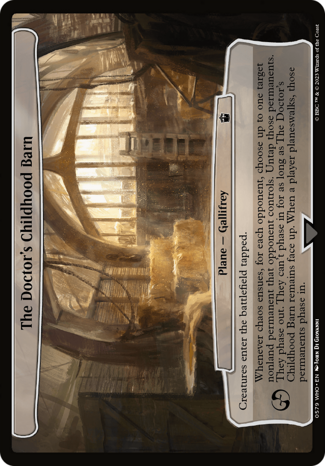 The Doctor's Childhood Barn [Doctor Who] | Gear Gaming Bentonville