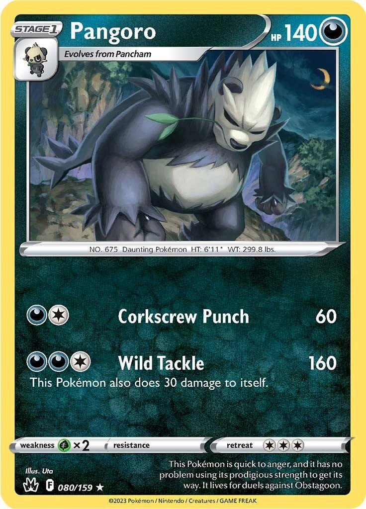 Pangoro (080/159) [Sword & Shield: Crown Zenith] | Gear Gaming Bentonville