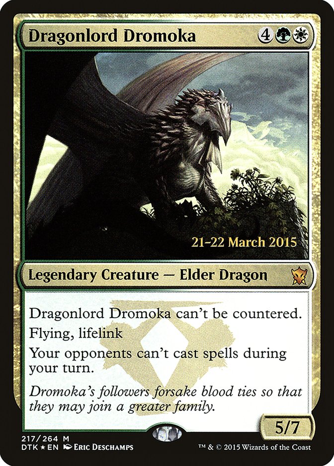 Dragonlord Dromoka [Dragons of Tarkir Prerelease Promos] | Gear Gaming Bentonville