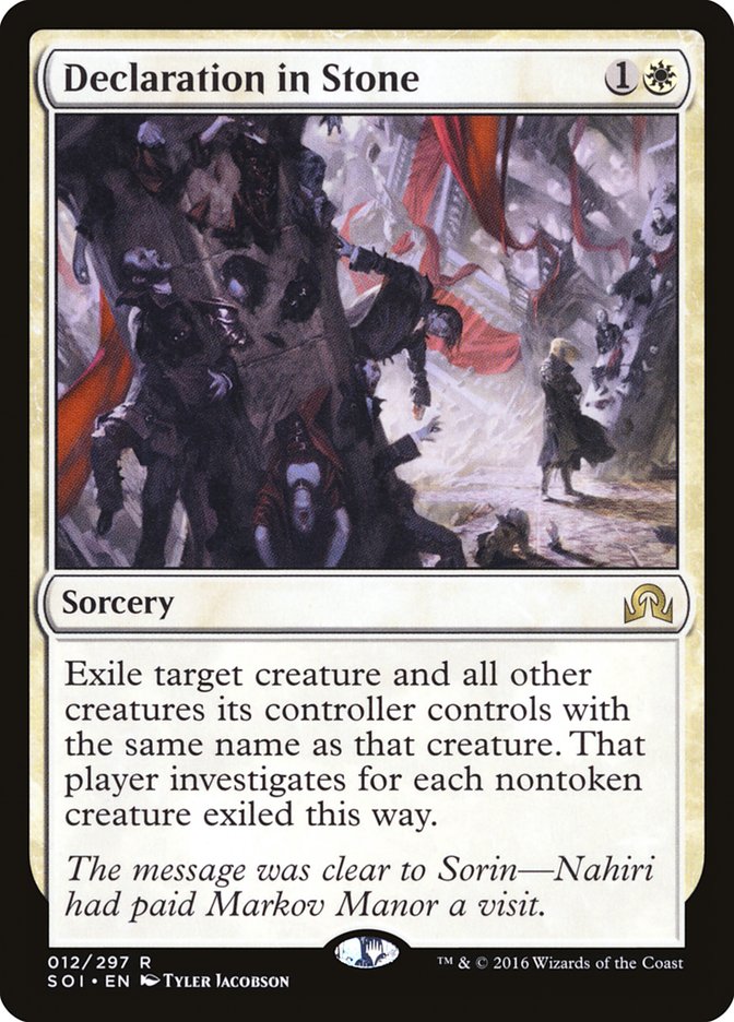 Declaration in Stone [Shadows over Innistrad] | Gear Gaming Bentonville