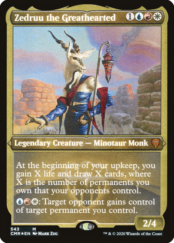 Zedruu the Greathearted (Etched) [Commander Legends] | Gear Gaming Bentonville
