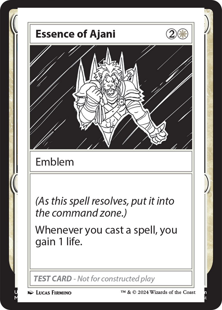 Essence of Ajani [Mystery Booster 2 Playtest Cards] | Gear Gaming Bentonville