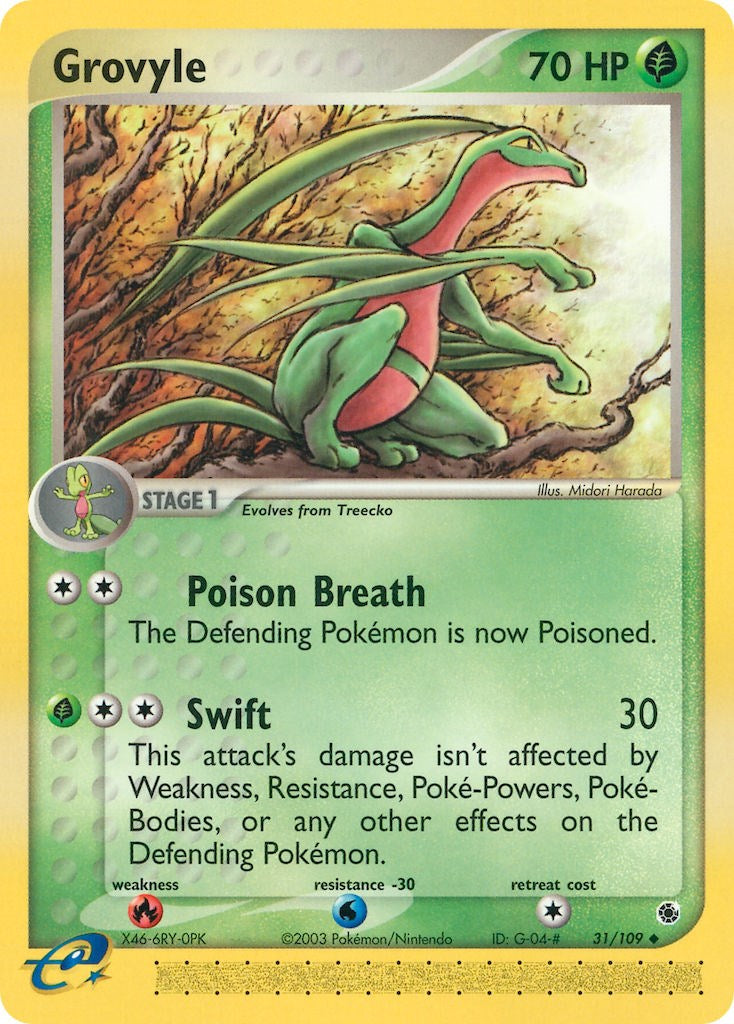 Grovyle (31/109) [EX: Ruby & Sapphire] | Gear Gaming Bentonville