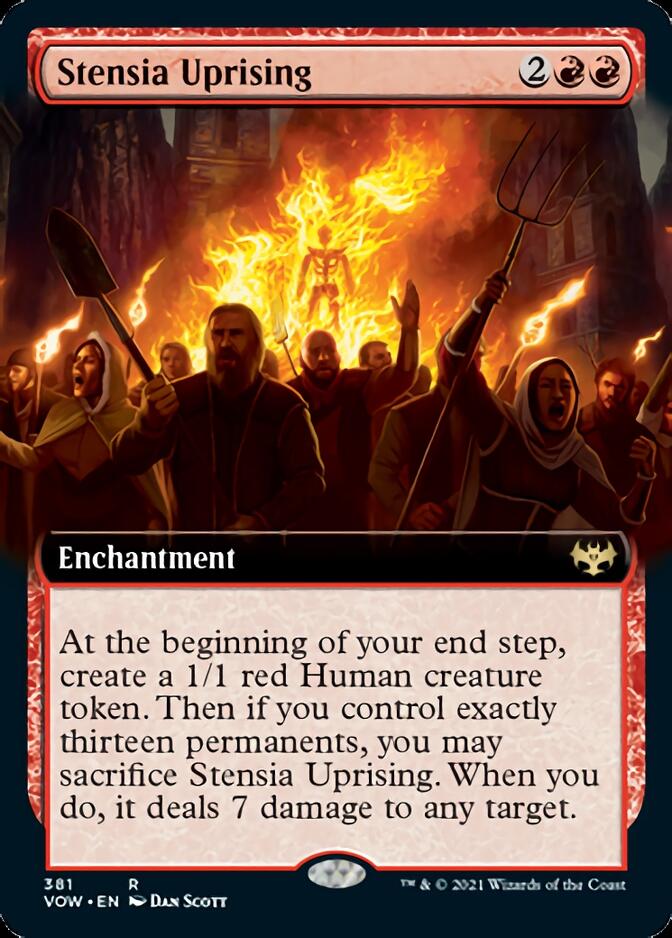 Stensia Uprising (Extended Art) [Innistrad: Crimson Vow] | Gear Gaming Bentonville