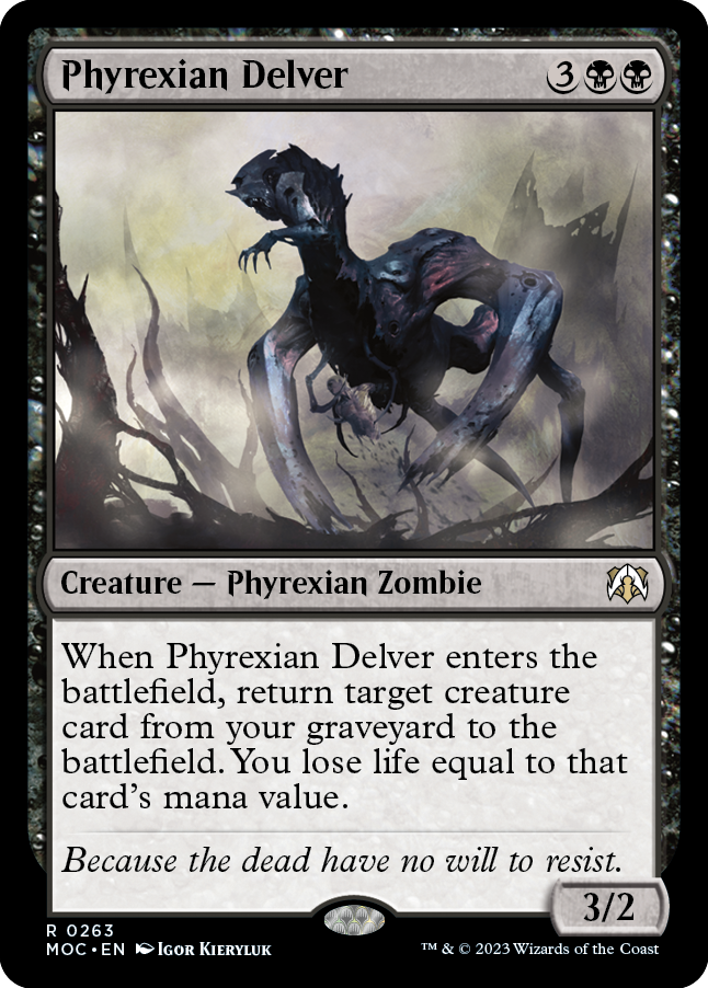 Phyrexian Delver [March of the Machine Commander] | Gear Gaming Bentonville