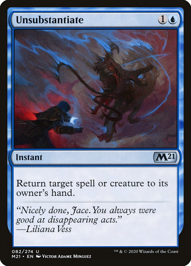Unsubstantiate [Core Set 2021] | Gear Gaming Bentonville
