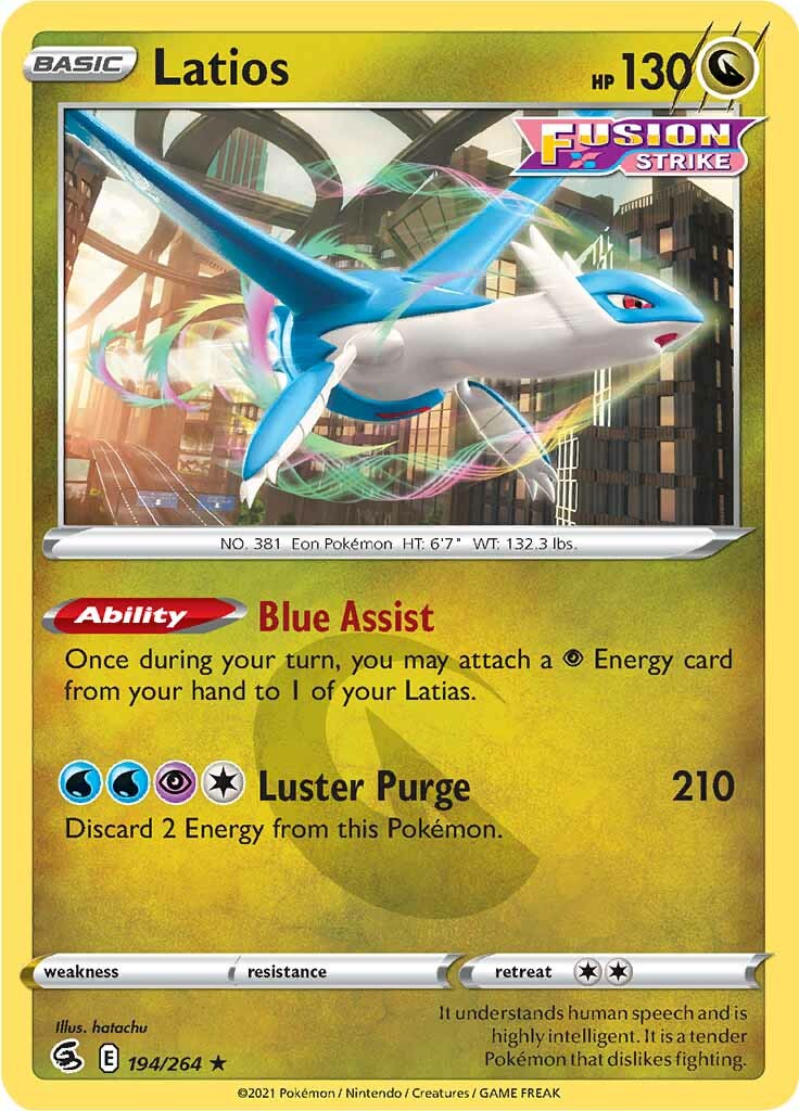 Latios (194/264) [Sword & Shield: Fusion Strike] | Gear Gaming Bentonville