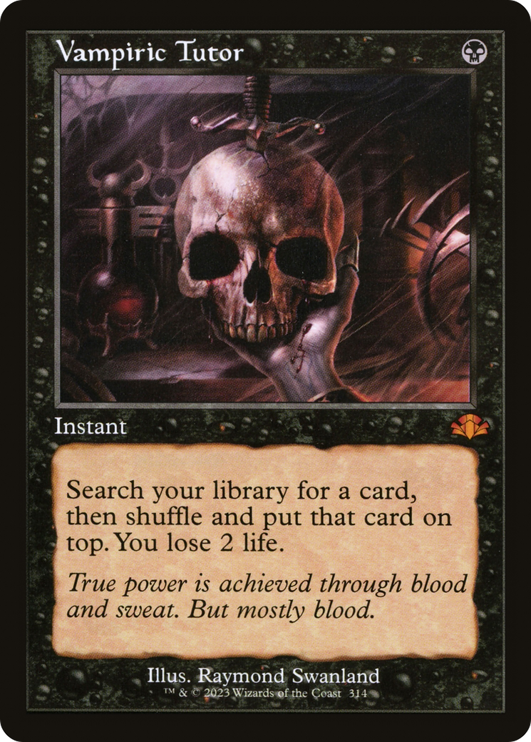 Vampiric Tutor (Retro) [Dominaria Remastered] | Gear Gaming Bentonville