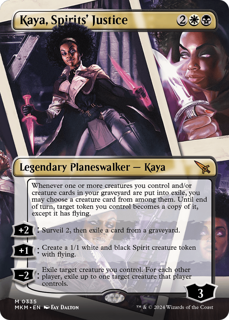 Kaya, Spirits' Justice (Borderless) [Murders at Karlov Manor] | Gear Gaming Bentonville