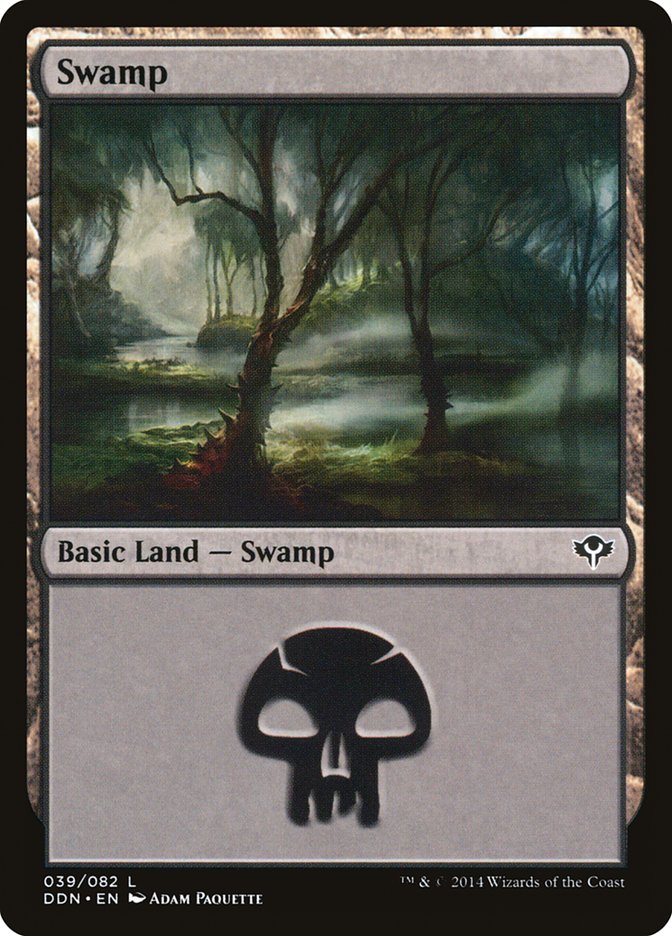 Swamp (39) [Duel Decks: Speed vs. Cunning] | Gear Gaming Bentonville