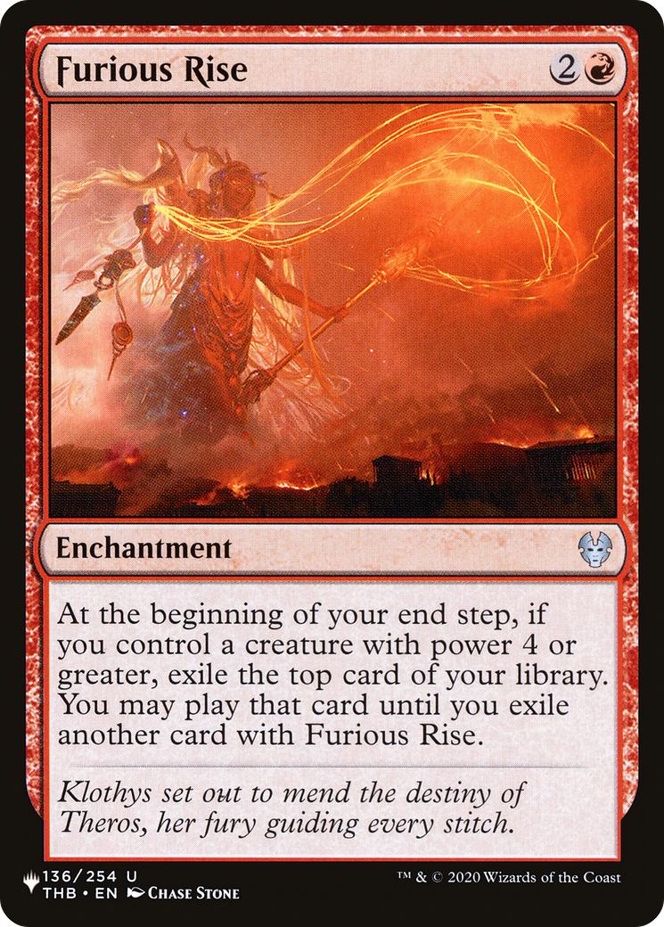 Furious Rise [The List Reprints] | Gear Gaming Bentonville