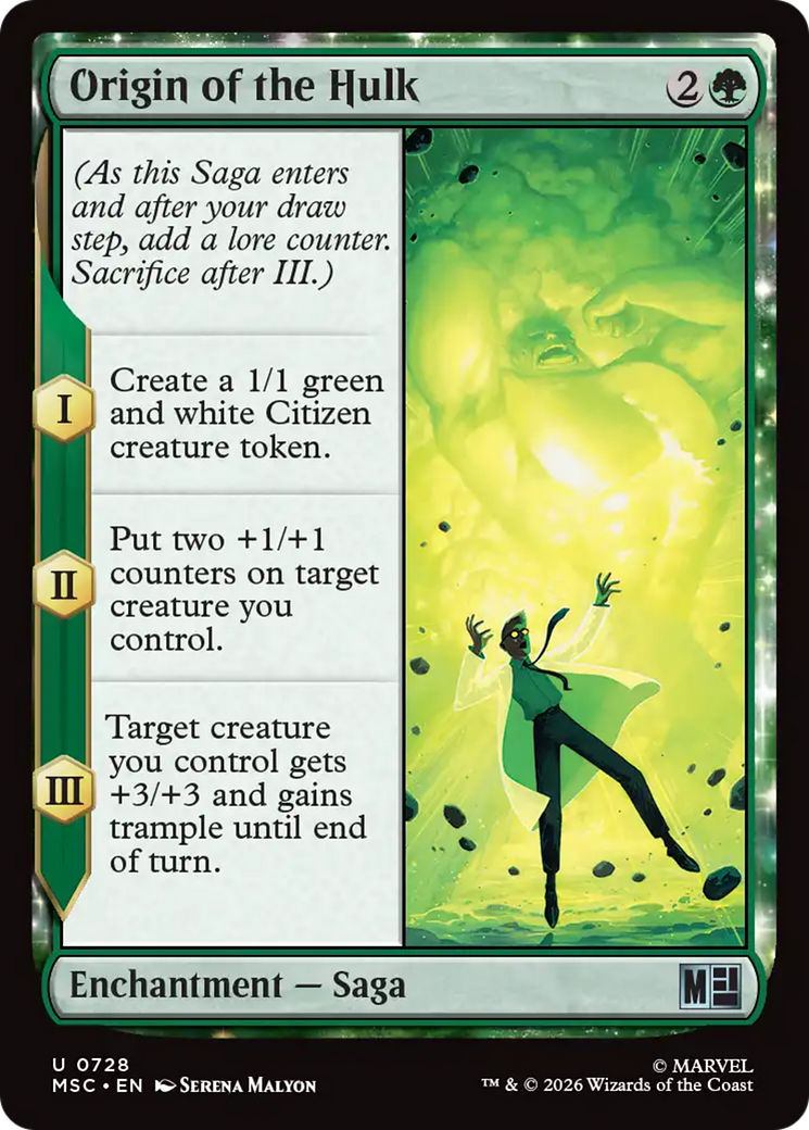 Origin of the Hulk [Marvel Super Heroes Commander] | Gear Gaming Bentonville