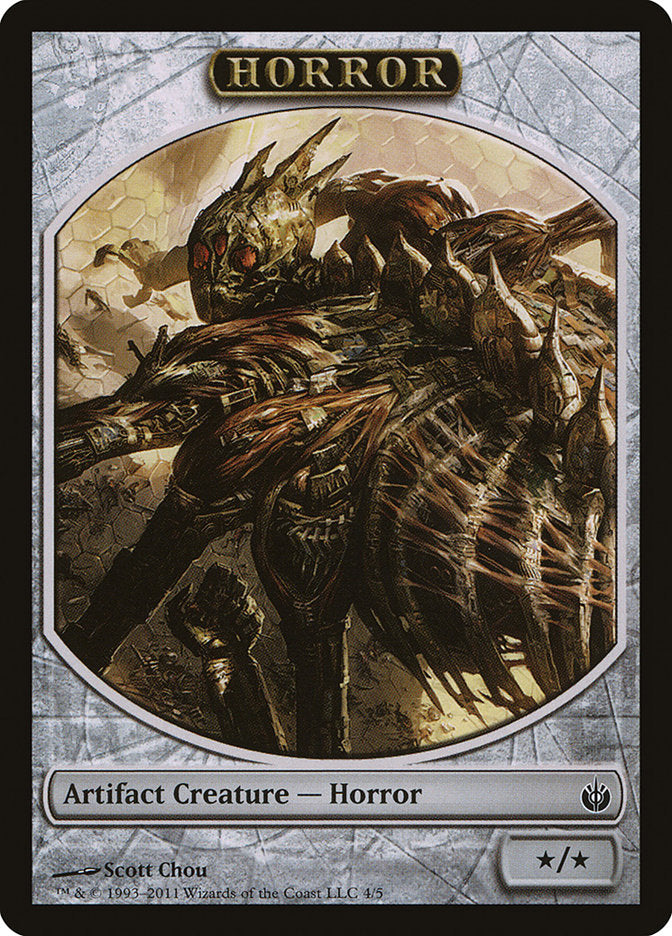Horror Token [Mirrodin Besieged Tokens] | Gear Gaming Bentonville
