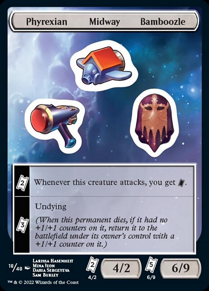 Phyrexian Midway Bamboozle [Unfinity Stickers] | Gear Gaming Bentonville