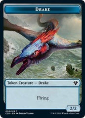 Drake // Insect (018) Double-Sided Token [Commander 2020 Tokens] | Gear Gaming Bentonville