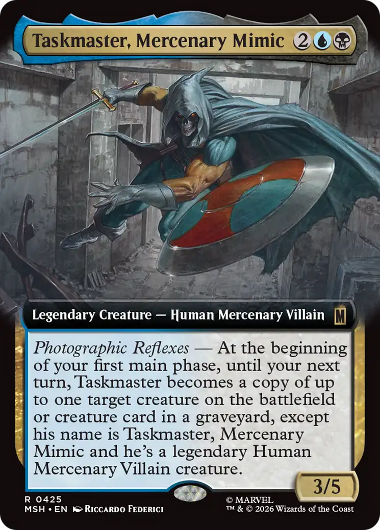 Taskmaster, Mercenary Mimic (Extended Art) [Marvel Super Heroes] | Gear Gaming Bentonville