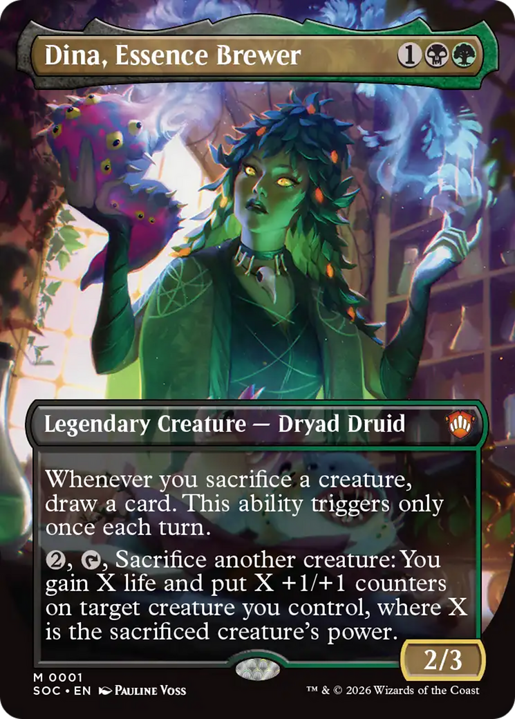 Dina, Essence Brewer (Borderless) [Secrets of Strixhaven Commander] | Gear Gaming Bentonville