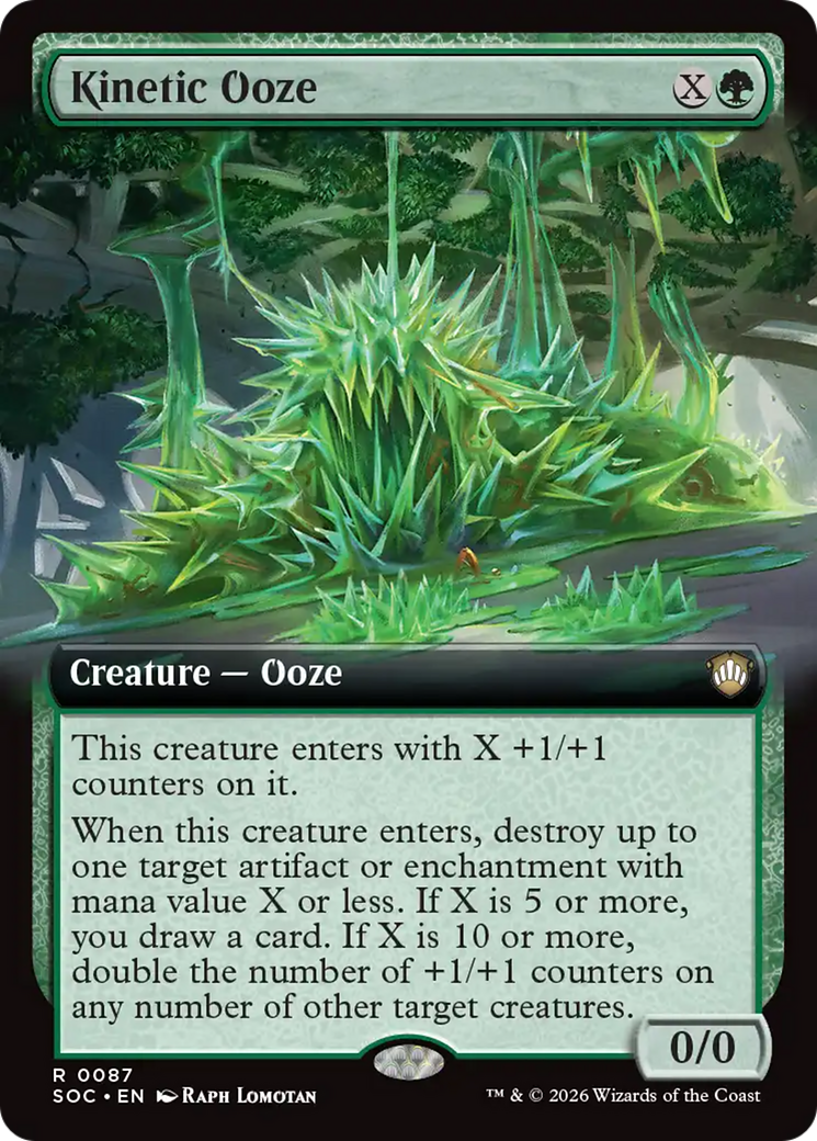 Kinetic Ooze (Extended Art) [Secrets of Strixhaven Commander] | Gear Gaming Bentonville