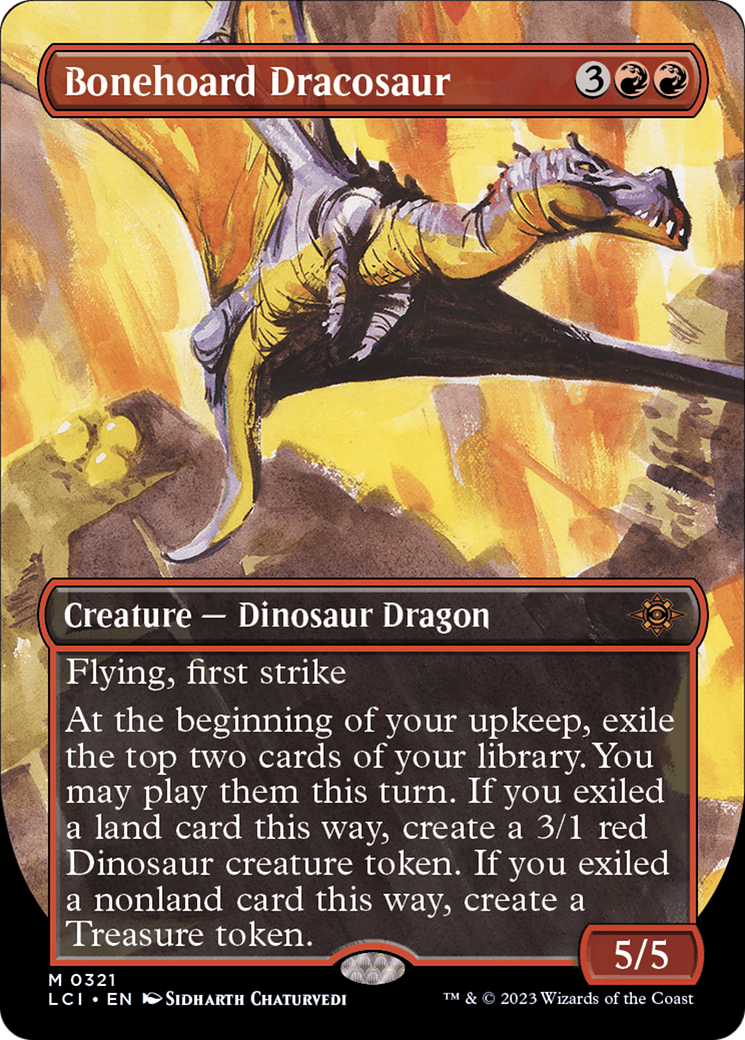 Bonehoard Dracosaur (Borderless) [The Lost Caverns of Ixalan] | Gear Gaming Bentonville