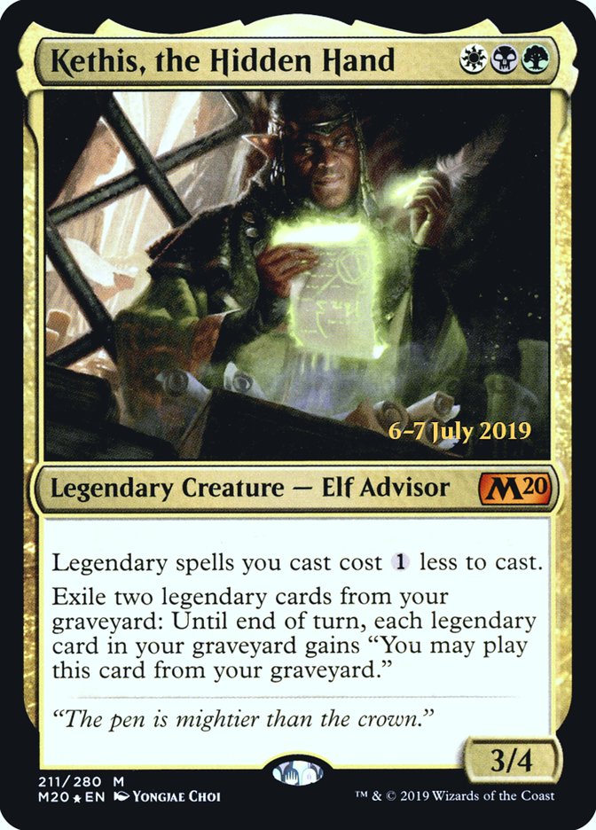 Kethis, the Hidden Hand [Core Set 2020 Prerelease Promos] | Gear Gaming Bentonville