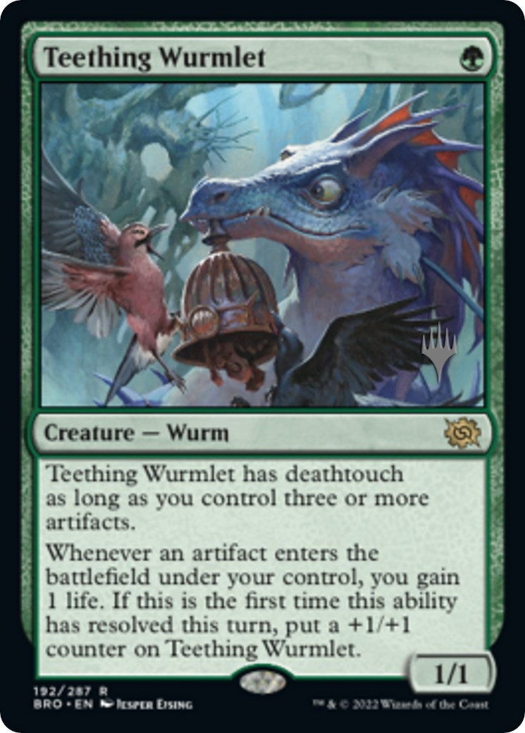 Teething Wurmlet (Promo Pack) [The Brothers' War Promos] | Gear Gaming Bentonville