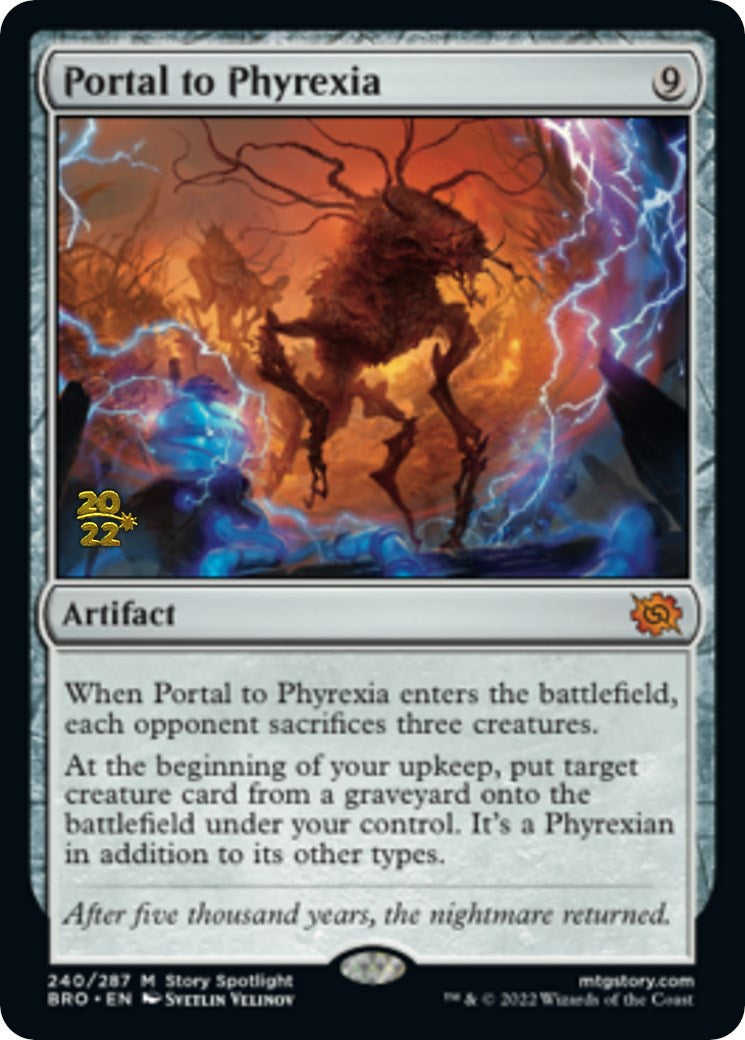Portal to Phyrexia [The Brothers' War Prerelease Promos] | Gear Gaming Bentonville