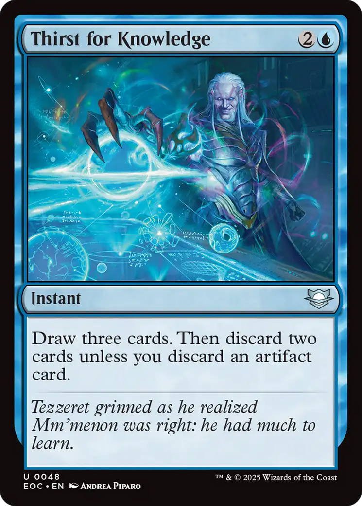Thirst for Knowledge [Edge of Eternities Commander] | Gear Gaming Bentonville