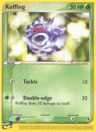 Koffing (54/109) [EX: Ruby & Sapphire] | Gear Gaming Bentonville