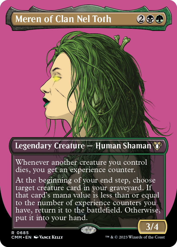 Meren of Clan Nel Toth (Borderless Profile) [Commander Masters] | Gear Gaming Bentonville