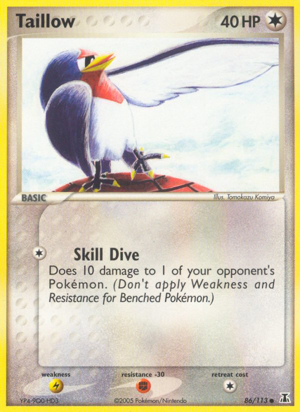Taillow (86/113) [EX: Delta Species] | Gear Gaming Bentonville