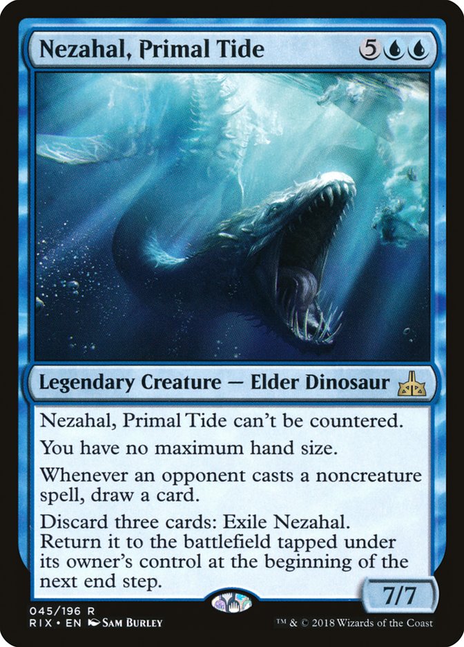 Nezahal, Primal Tide [Rivals of Ixalan] | Gear Gaming Bentonville