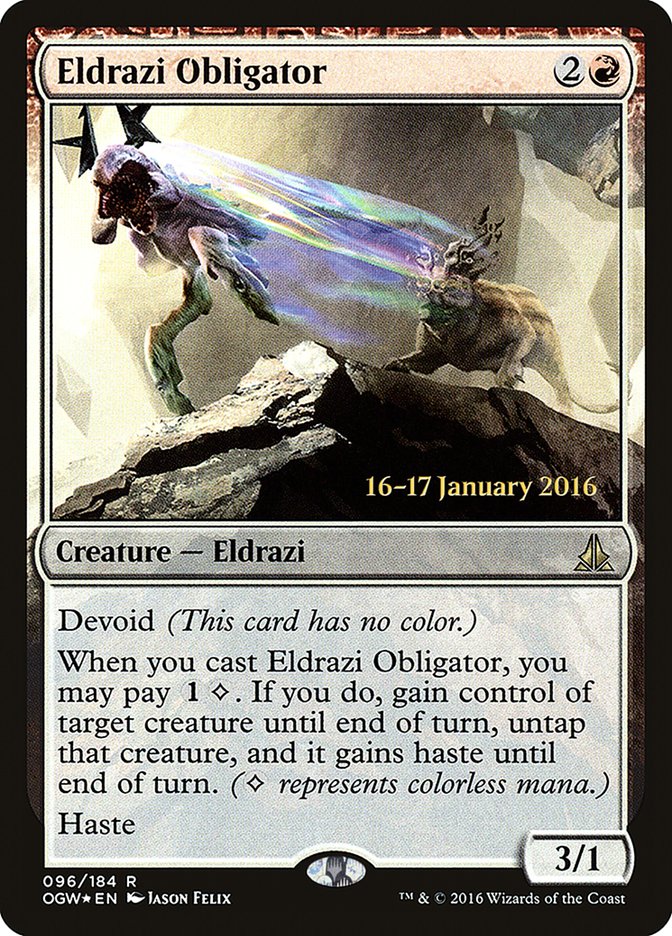 Eldrazi Obligator [Oath of the Gatewatch Prerelease Promos] | Gear Gaming Bentonville