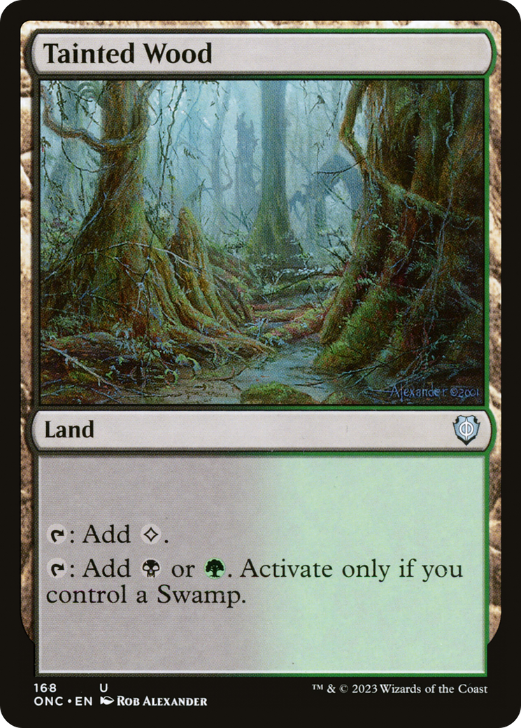 Tainted Wood [Phyrexia: All Will Be One Commander] | Gear Gaming Bentonville