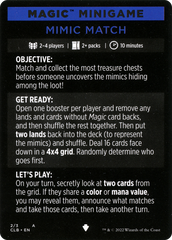 Mimic Match (Magic Minigame) [Commander Legends: Battle for Baldur's Gate Minigame] | Gear Gaming Bentonville