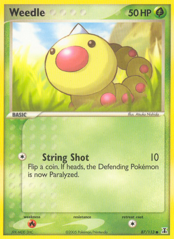 Weedle (87/113) [EX: Delta Species] | Gear Gaming Bentonville