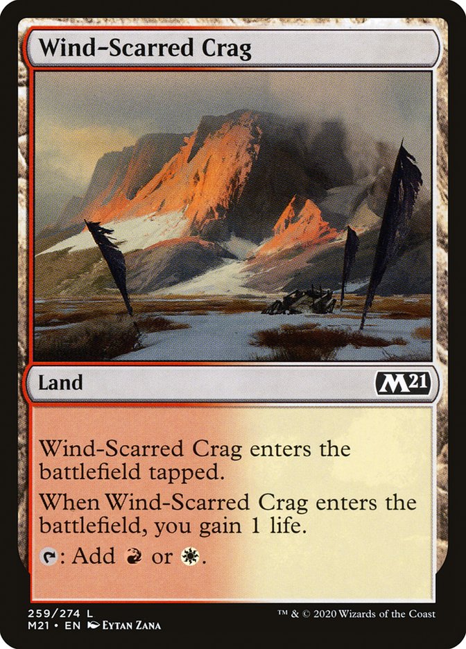 Wind-Scarred Crag [Core Set 2021] | Gear Gaming Bentonville